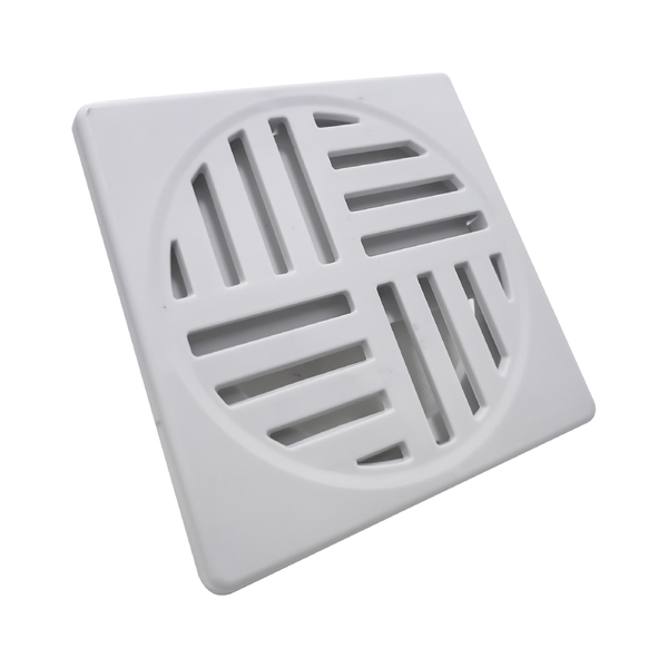 Ralo Inteligente Anti-inseto 10x10cm Quadrado Lavatório Branco
