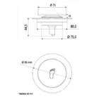 Ralo Inteligente Click 10x10 Redondo Inox Para Banheiro Veda