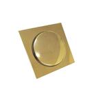 Ralo Inteligente Click Dourado 15x15cm