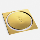 Ralo Inteligente Click Pop Up Inox Dourado 10x10 Demima