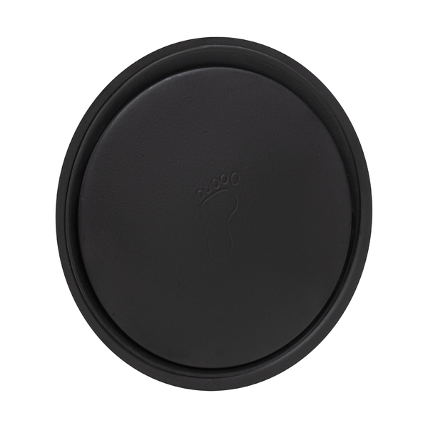 Ralo Inteligente Click Preto 10x10 Redondo Inox Para Banheiro