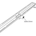 Ralo Inteligente Linear Invisível Sifonado Sem Cheiro 7x90cm
