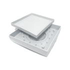 Ralo Invisível Com Encaixe Universal 15cm X 15cm Branco Demima