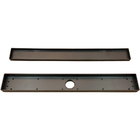 Ralo Invisivel Linear Oculto Banho Cozinha 5 X 70 Cm Preto