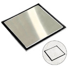 Ralo Invisível Oculto 10x10 Inox Com Válvula Anti Inseto