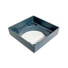 Ralo Invisível Oculto Com Tela 10x10 Square Quadrado Cinza