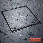 Ralo Invisível Oculto Tampa Oculta Inox Quadrado 15x15