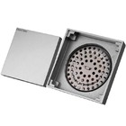 Ralo Invisivel Quadrado 10x10cm Tampa Oculta Discreto Alta Qu