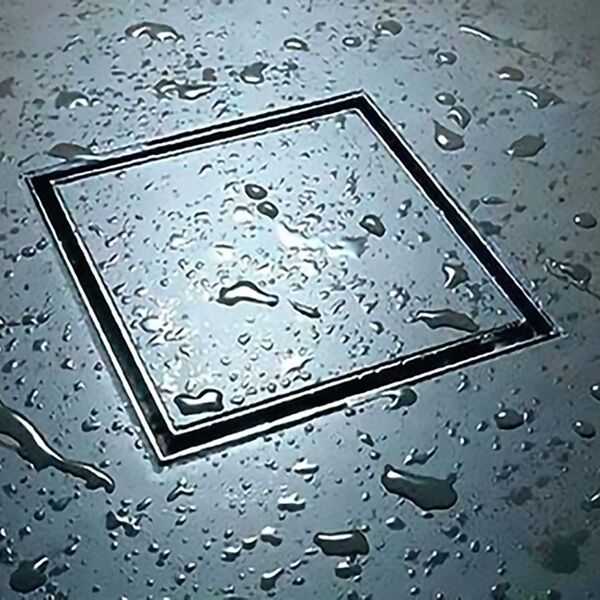 Ralo Invisivel Quadrado Em Inox Tamanho 10x10 Leroy Merlin