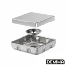 Ralo Invisível Quadrado Em Inox Tamanho 15x15