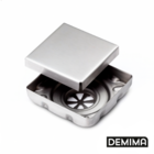 Ralo Invisível Quadrado Em Inox Tamanho 15x15