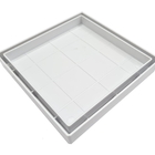 Ralo Invisível Ralo Oculto 15x15 Quadrado Branco Com Tela - S