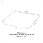 Ralo Jjm Hide Cesto E Tampa Oculta 10x10 Pvc Branco