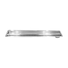 Ralo Linear 100 Cm Oculto De Inox Com Saida De 5cm Lateral