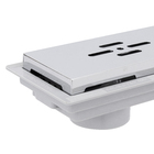 Ralo Linear 25cm PVC e ABS Cromado Novii