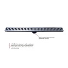 Ralo Linear 5x70cm Anti Insetos Sifonado Para Banheiros
