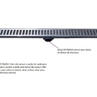 Ralo Linear 5x70cm Anti Insetos Sifonado Para Banheiros