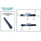 Ralo Linear 6x50cm Invisível Sifonado Anti Insetos Com Base E