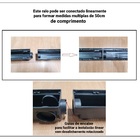 Ralo Linear 6x50cm Invisível Sifonado Anti Insetos Com Base E