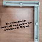 Ralo Linear 6x50cm Oculto Invisível Sifonado Com Base Em Inox