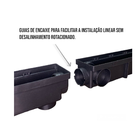 Ralo Linear 6x50cm Sifonado Anti Insetos Com Grelha Em Alumín