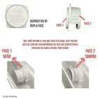 Ralo Linear 6x50cm Sifonado Anti Insetos Com Grelha Em Alumín