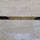 Ralo Linear 6x50cm Sifonado Anti Insetos Com Grelha Inox Poli