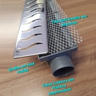 Ralo Linear 6x50cm Sifonado Anti Insetos Com Grelha Inox Poli