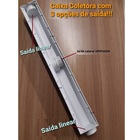 Ralo Linear 6x50cm Sifonado Anti Insetos Com Grelha Inox Poli