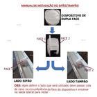 Ralo Linear 6x50cm Sifonado Anti Insetos Com Grelha Inox Poli