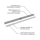 Ralo Linear Aço Inox 50cm Tigre