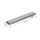 Ralo Linear de Banheiro 10x52,3cm Anti-Inseto e Anti Odor Aço Inox Cromado Retangular Novii