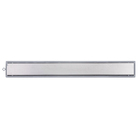 Ralo Linear de Banheiro 10x77,3cm Anti-Inseto e Anti Odor Aço Inox Cromado Retangular Novii