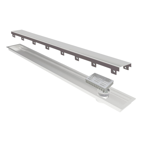 Ralo Linear Elleve Multimaster 285 180cm Com Tampa Inox