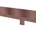 Ralo Linear Elleve Tiny Pvc 25cm Acabamento Inox Red Gold Lin