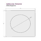 Ralo Linear Elleve Touch 9572 15x15 Com Tampa Black Matte