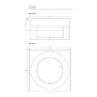 Ralo Linear Elleve Touch 9572 15x15 Com Tampa Black Matte