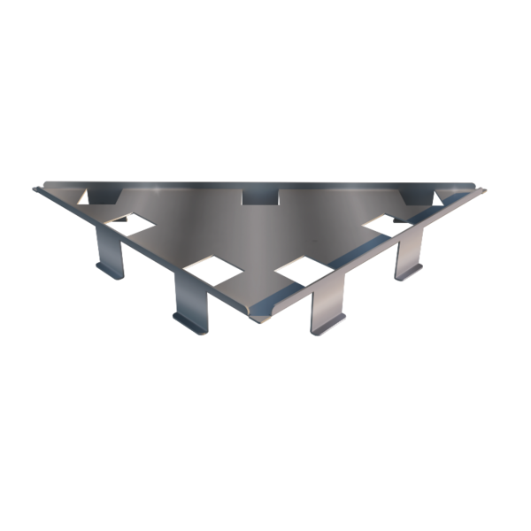 Ralo Linear Elleve Triangular Vertex Tampa Oculta Linear