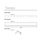 Ralo Linear Elleve Versatile 8933 75cm Saída Central Com Tamp