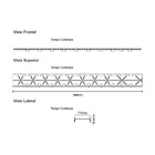 Ralo Linear Elleve Versatile Oculto 50 Cm Com Saída Central -
