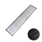 Ralo Linear Embralumi Oculto Invisível Piso Aço Inox 30x9cm