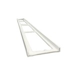 Ralo Linear Grelha Alumínio 10x100 - Branco Fosco
