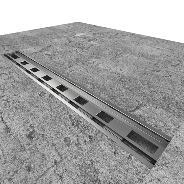 Ralo Linear Inox   Oculto Invisível Borda De Piscina