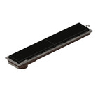 Ralo Linear Novii Pvc Seco 50cm Acabamento Preto Linear
