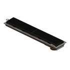 Ralo Linear Novii Pvc Seco 50cm Acabamento Preto Linear