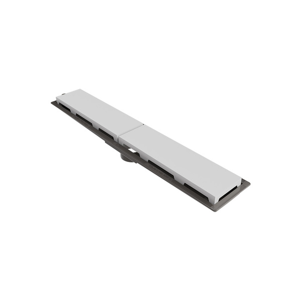 Ralo Linear Novii Sifonado 8889 50cm Saída Central Com Tampa