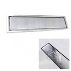 Ralo Linear Oculto 20cm Inox Invisivel Anti Odor Anti Inseto