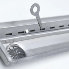 Ralo Linear Oculto 30x6 Cm Aço Inox  com Saída Vertical Later