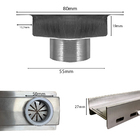 Ralo Linear Oculto 70x6 Cm com Saída Central Vertical