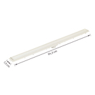 Ralo Linear Oculto de Banheiro 7,3x94,3cm PVC Branco Retangular Tigre